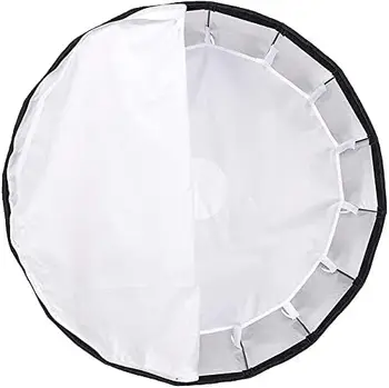 Godox QR-P120 47 Inch Parabolic Softbox Bowens Mount Quick-Setup Quick-Folding with Front & Inner Diffuser and Carrying Bag detail image