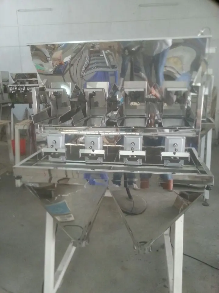 Двойной разряд Хоппер линейный взвешивание, автоматическая упаковочная машина