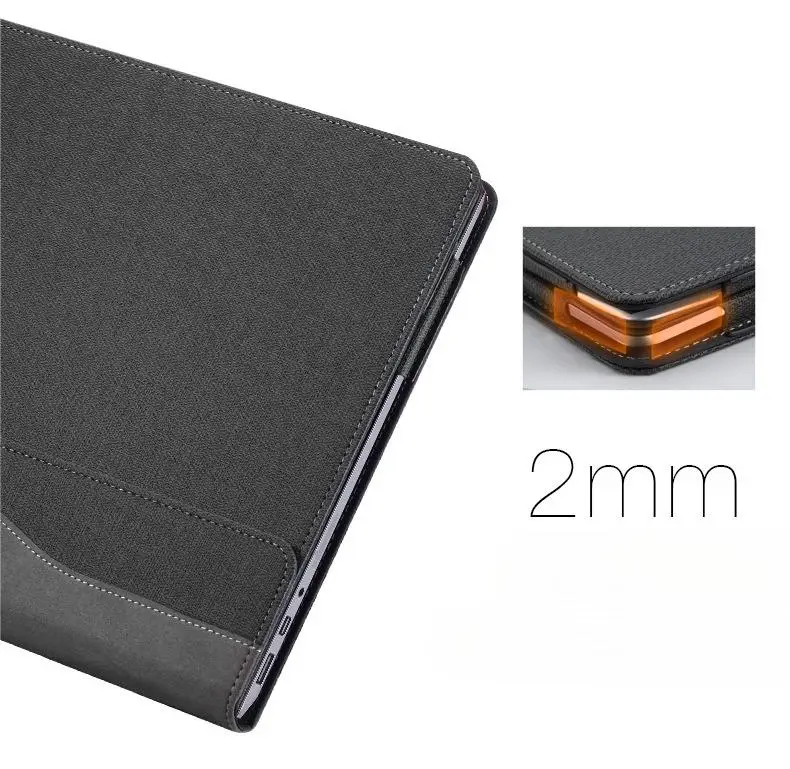 Customized Leather Luxury Shockproof Tablet Case For Microsoft Surface Laptop 5 Business Black Myc0292 Laudtec supplier