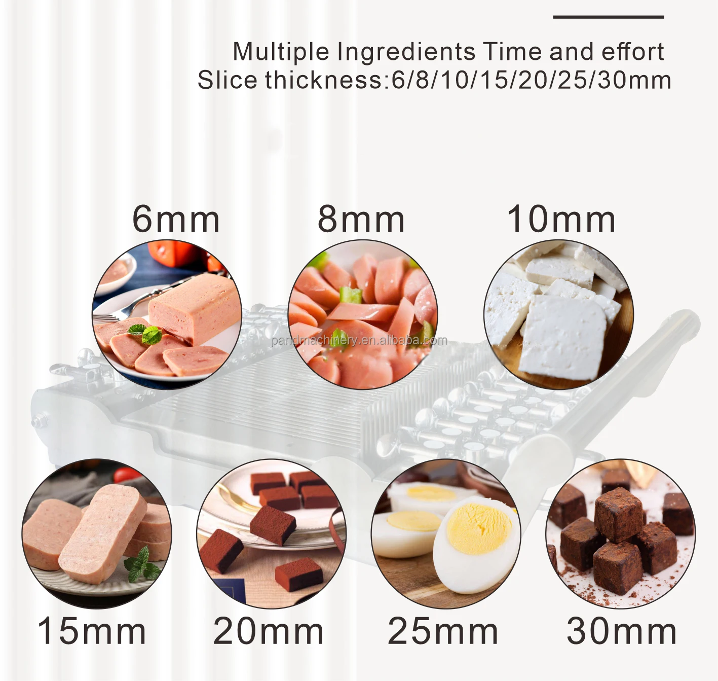 Banana Slicer Raw Chocolate Cutting Machine Bread Toast Slicer - Image 6