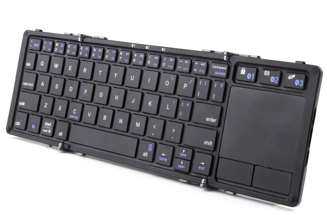 Wholesale iClever BK08 Pocket-Sized Tri-Folded Foldable Keyboard Wireless  Keyboard From
