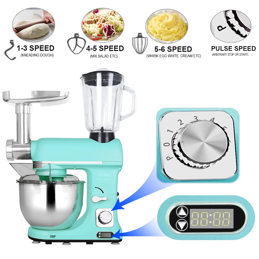 4L 5L 6L 7L 10L Kitchen Mixer Multifunctional Food Processors