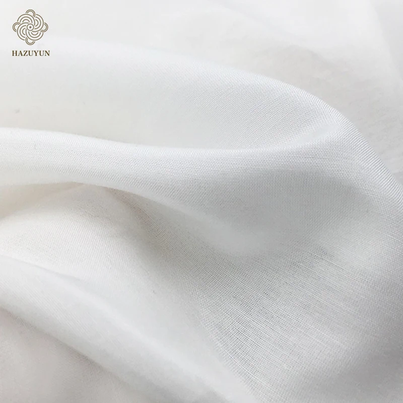 12 мм 140 см ширина белая 30 шелк 70 хлопчатобумажная ткань для женских платьев