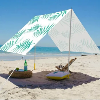 tende tenda da spiaggia con sabbia ancora baldacchino portatile parasole  spiaggia tenda riparo solare pop-up protezione dal vento portatile