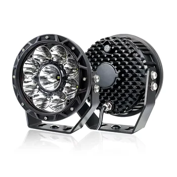 7 Inch LED Laser Spot Driving Light 6500k White Round Off-Road Spotlight 12V 24V LED Work Driving Light