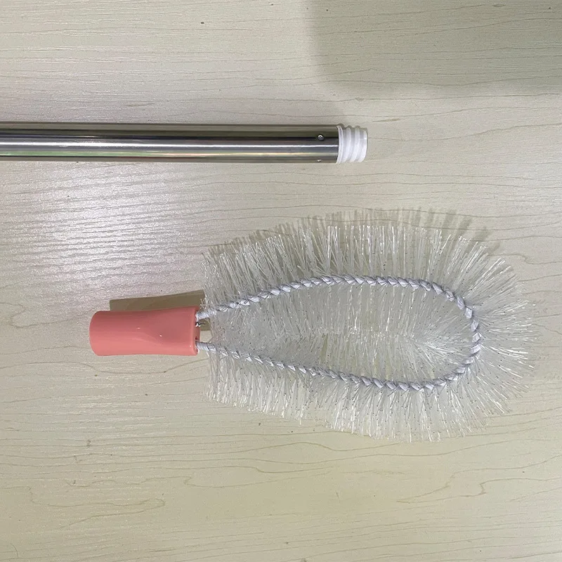 Yonrjhukm Stainless Steel Water Bucket Bottle Brush, Long Handle Scrubbing Brush, Suitable For Cleaning 1 To 5 Gallon Buckets