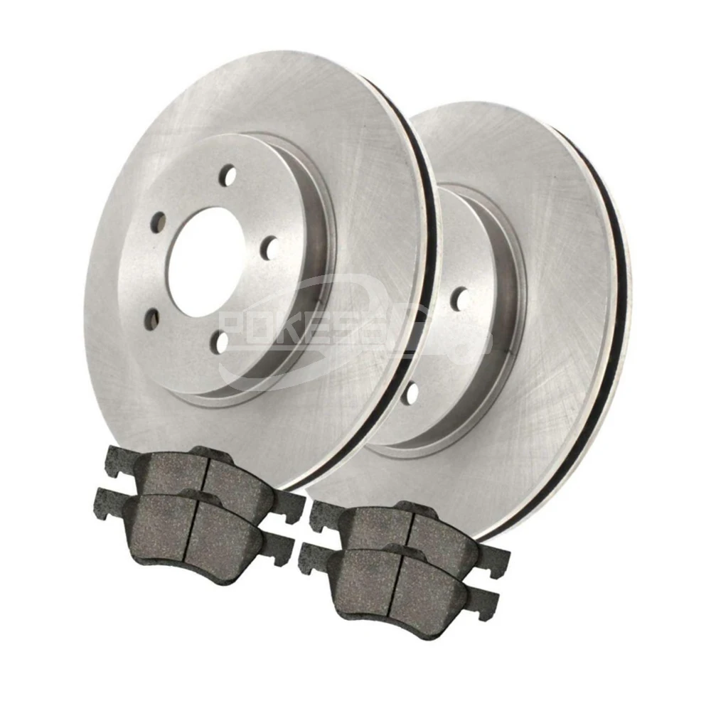 POKESS China Brake Disc 5L8Z1125AA AL8Z1125A 2U2Z1V125GA Front Brake D... — 2