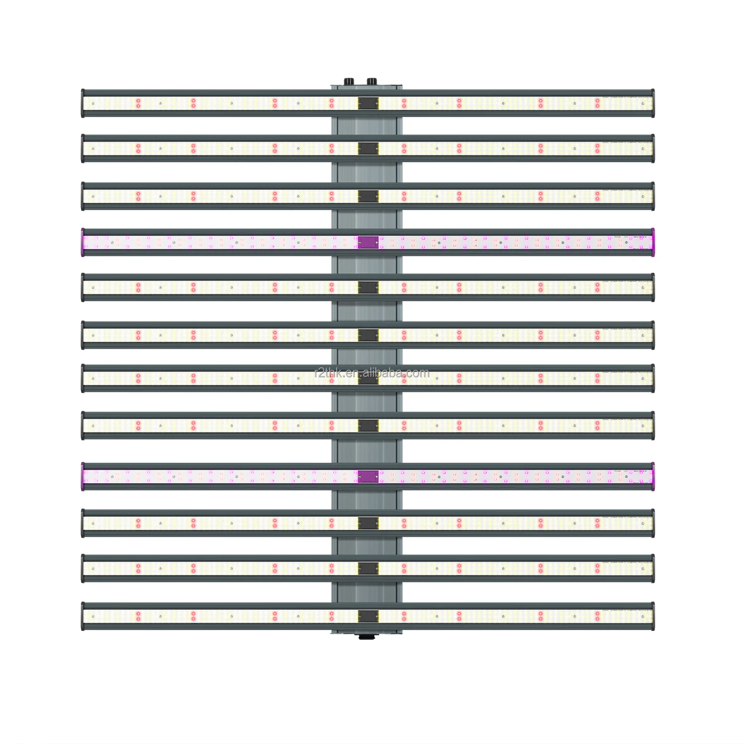R2TВодонепроницаемый 2 отдельных канала OEM по разумной цене, светодиодный светильник для выращивания растений, 1200 Вт, 12 бар для выращивания медицинских растений