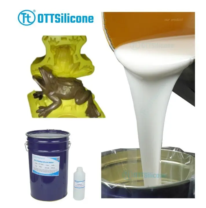 Factory Liquid Silicone for Bronze Statue RTV-2 Lost Wax Casting Silicone Rubber