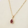 18k  gold lab diamond necklace