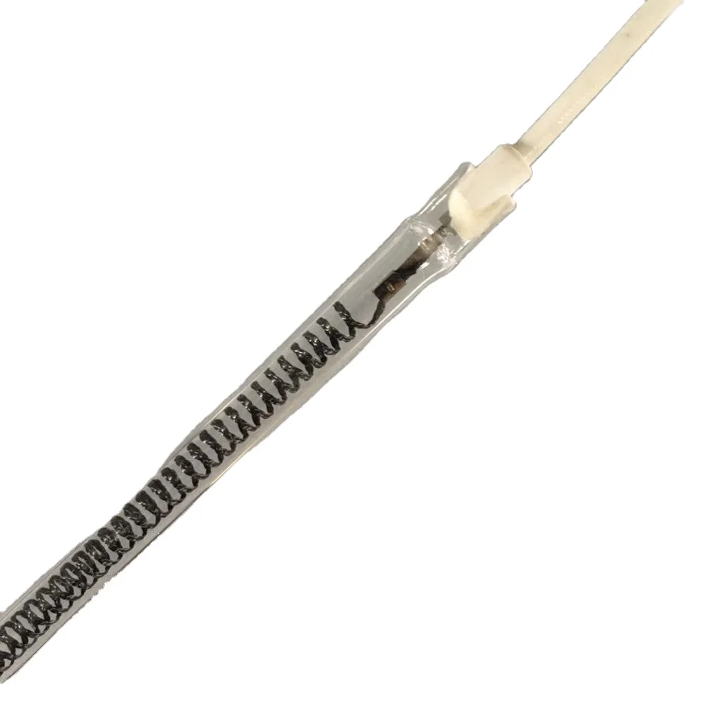 High Quality 500mm 220v 600w clear Carbon Fiber Infrared Heat Lamp for Professional Spray Tan Booth Paint Curing