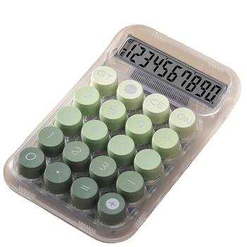 Mechanical buttons calculate cute colour closed tiny calculator shipping school transparent calculators