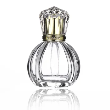 free sample Perfume Refill Bottle Clear Pumpkin Shape Glass 50ml Perfume Bottle Empty Spray Glass Perfume Bottle