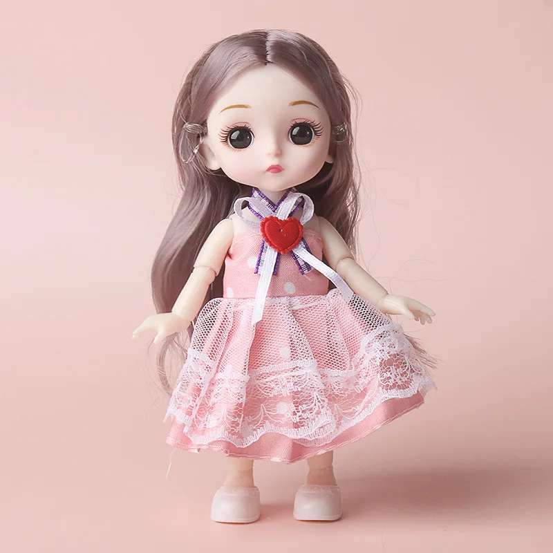 Aliexpress Micro Bjd Wholesale Tiny BJD Kids Dolls 16cm Dress Up