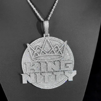 NUOYA Hip Hop Jewelry - Custom Big Crown Charm Pendant