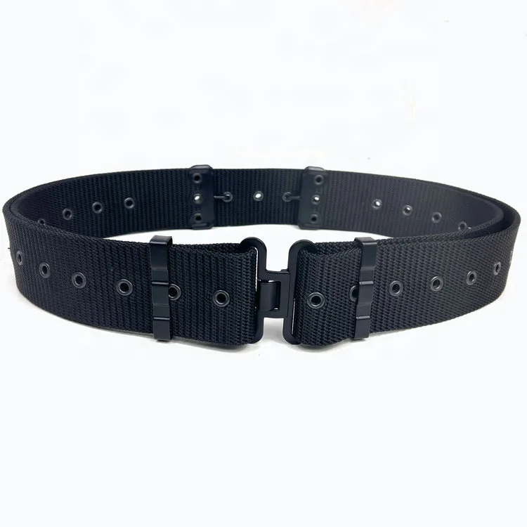 Нейлоновый боевой прочный тактический ремень с одной линией люверсов