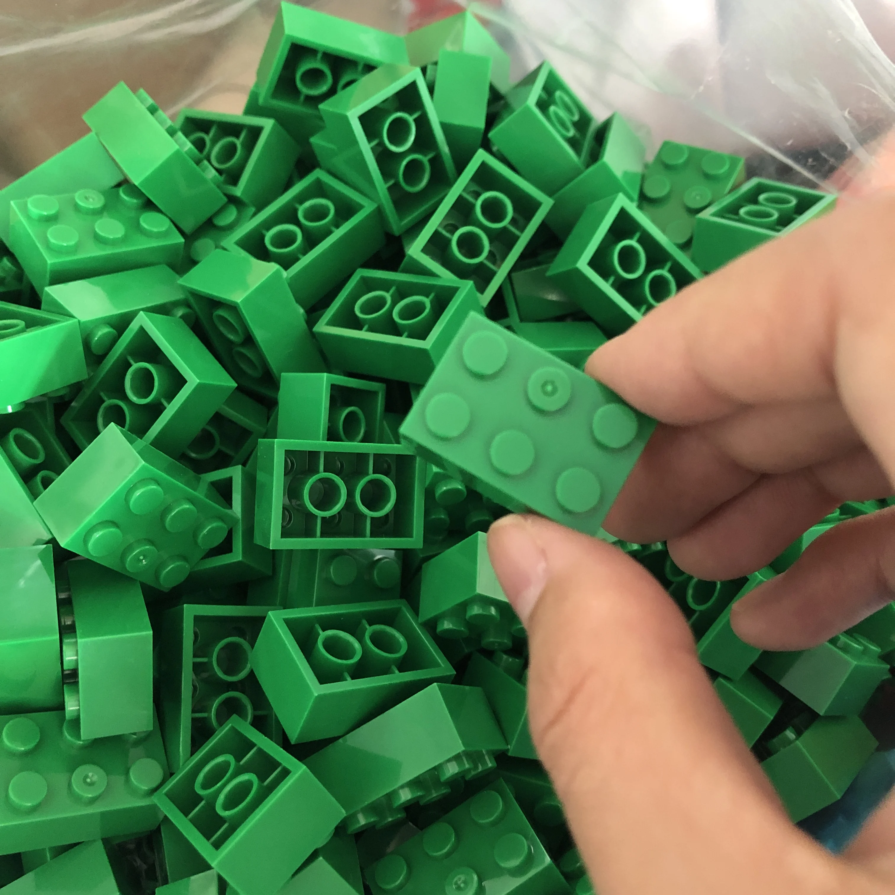LegoING строительные блоки для детей и взрослых, обучающая игрушка, Смешанная загрузка, картонная упаковка, 1*1 блок для оптовой продажи