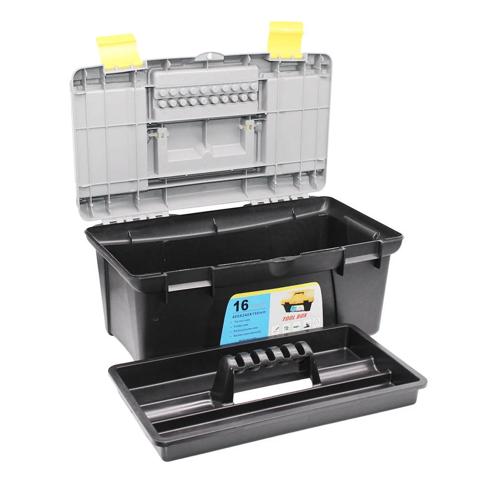 Household Tool Box Set Plastic Toolbox with Handle for Tools