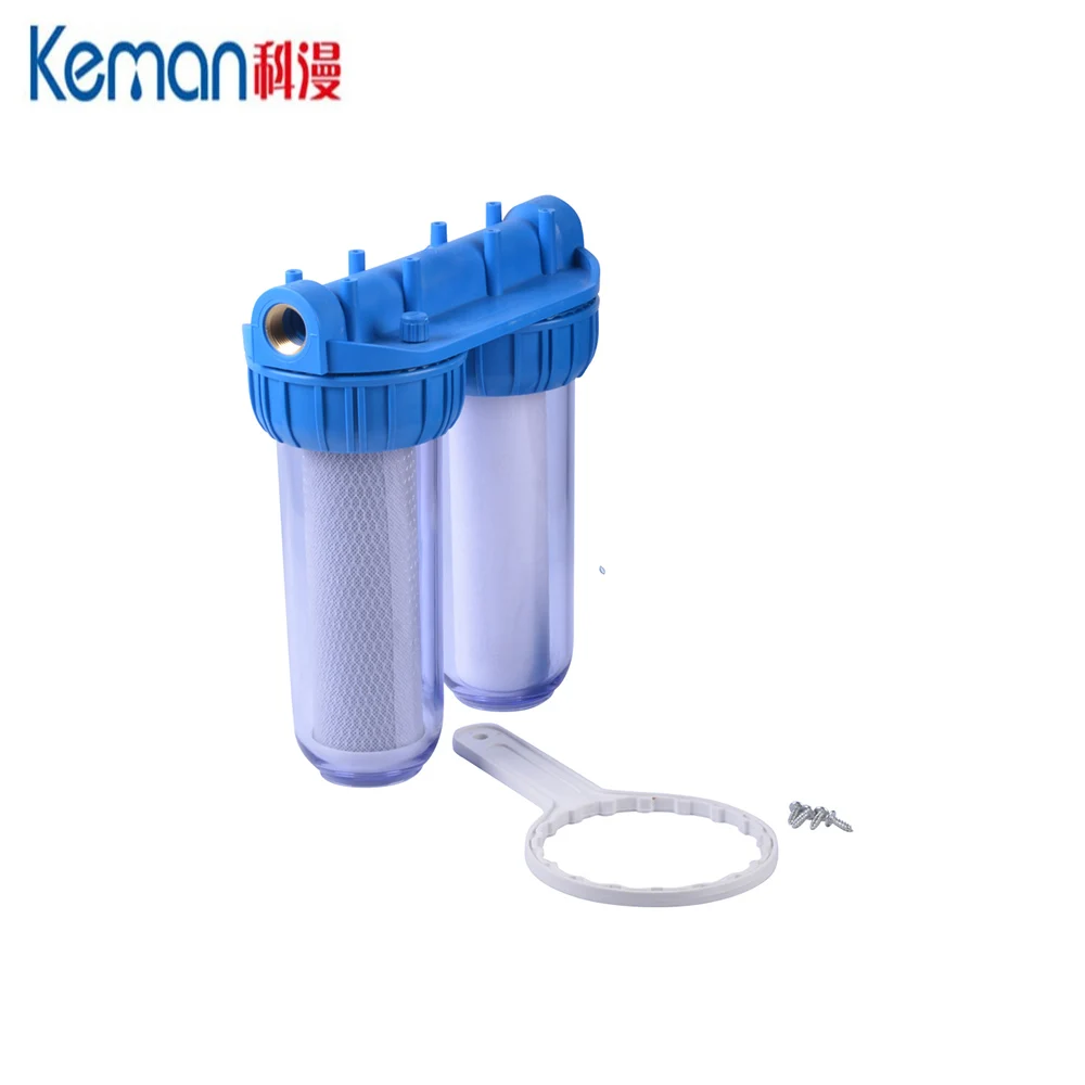 Double clear Water Filter Machine with 2 X 10 Filter Housings