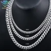 White-8mm cuban chain