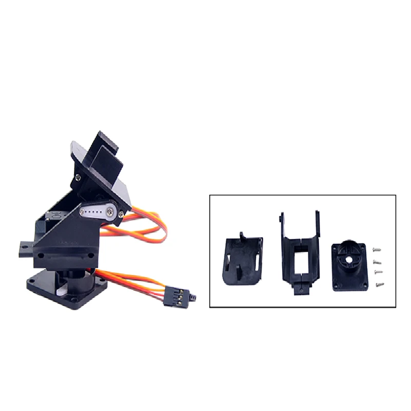 Support PTZ Pan Tilt Caméra FPV Anti-Vibration avec 2 Servos 9G