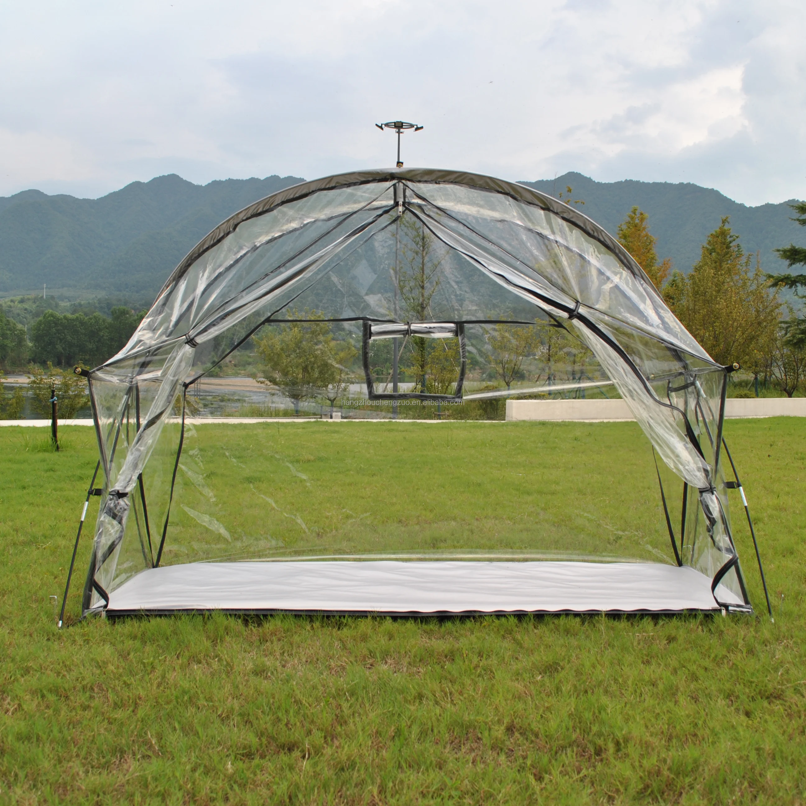 Description Picture 6 of itemTransparent PVC,Cot Tent Solo Tent for Camping Cot bed tent, Waterproof Warm keep Tent.1 Person tent Not Include Camping Cot