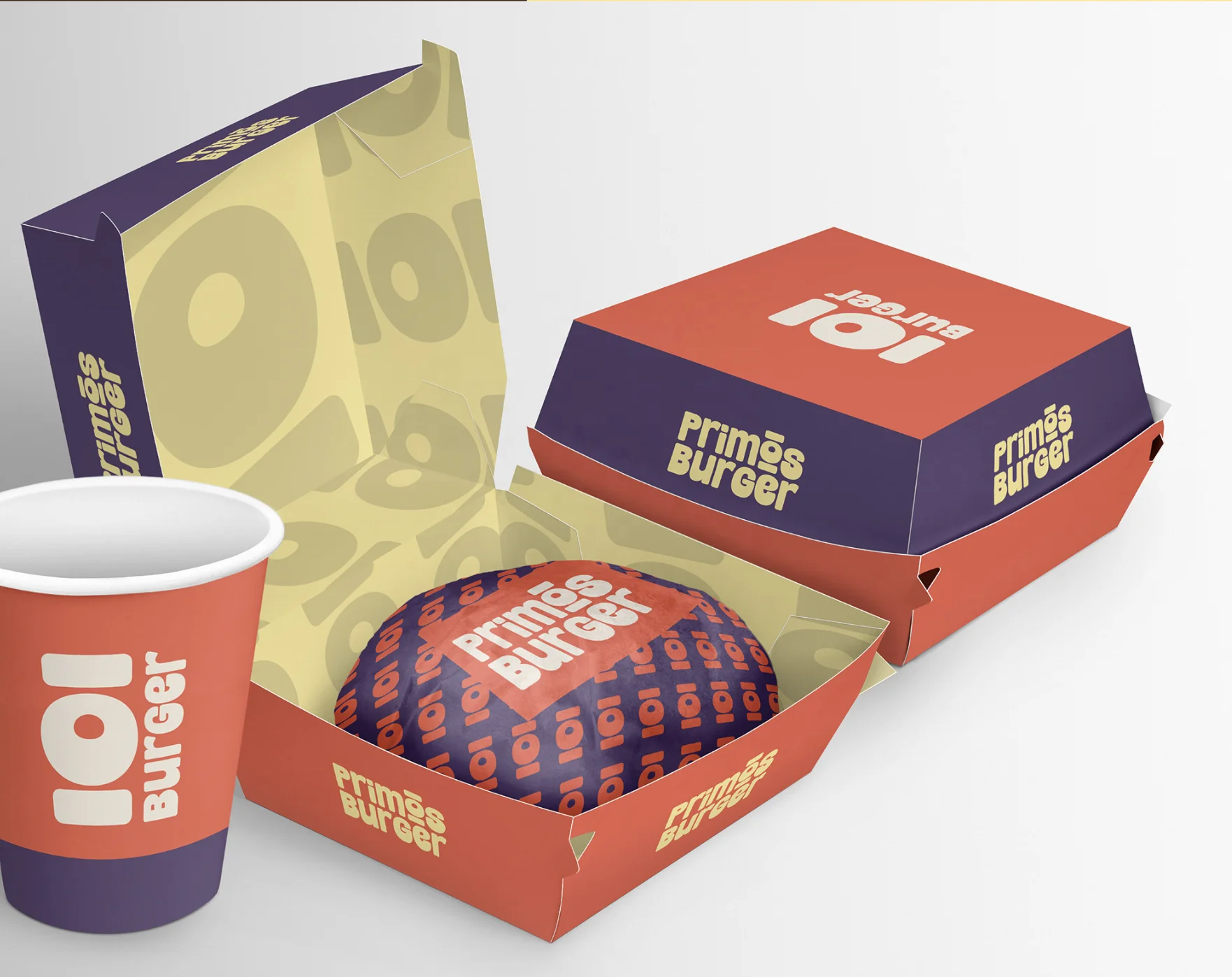 Professional Manufacturer Large Capacity Fast Food Combination Packing Folding Cardboard Chips Burger Boxes