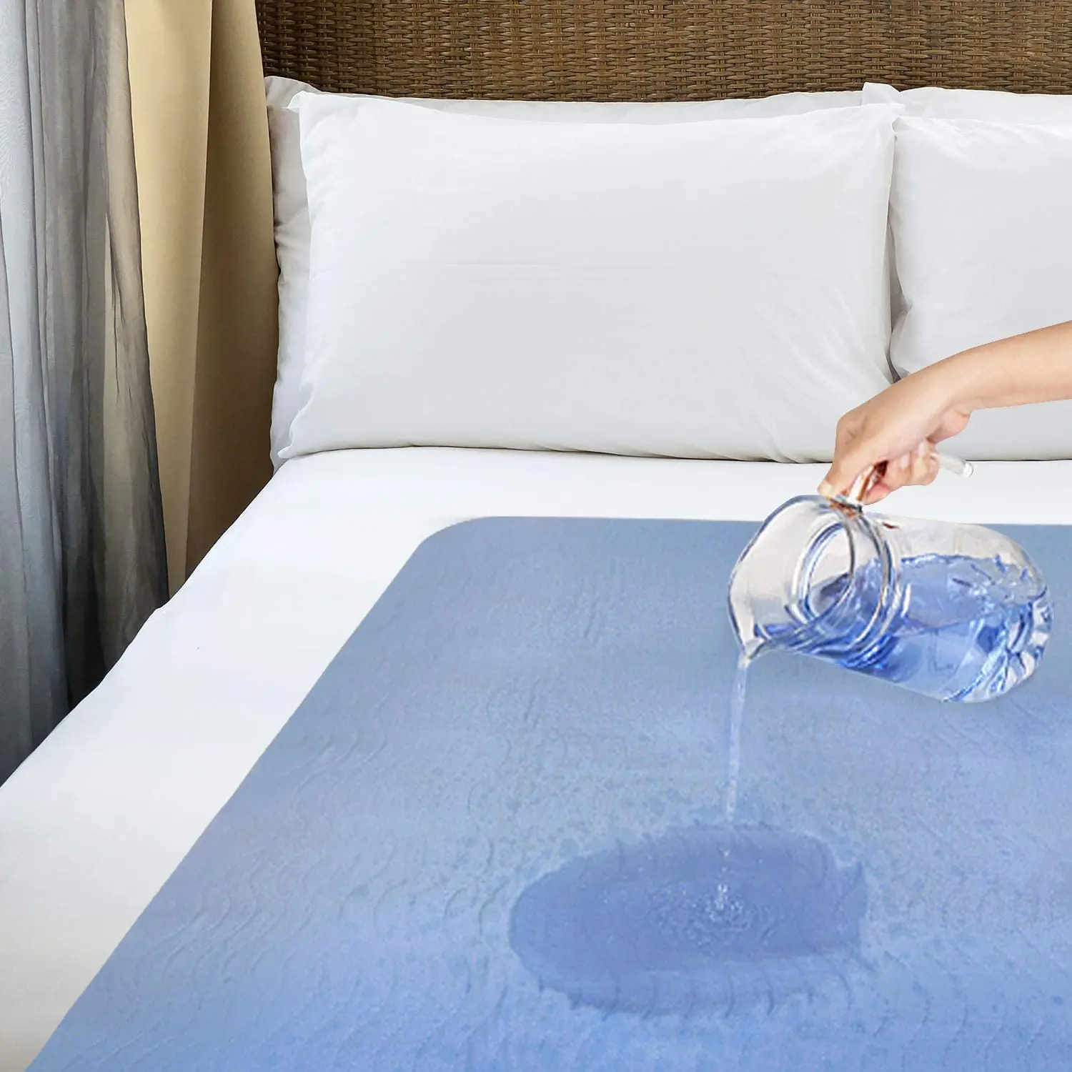 Washable Leak Proof Mattress Protective Bed Pad