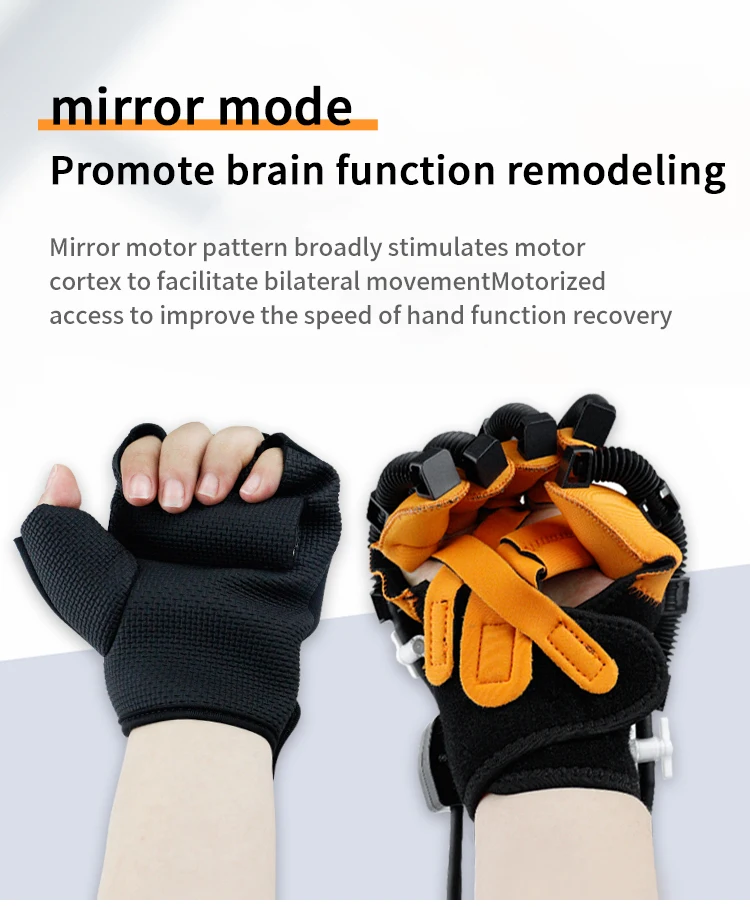 Stroke Recovery Tens Physical Therapy Gloves Hand Function Rehabilitation Robot Gloves 11