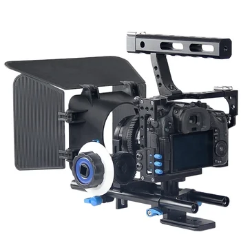 YELANGU C500 Camera Cage with Matte Box for GH4 for S0ny  A7S/A7/A7R/A7RII/A7SII