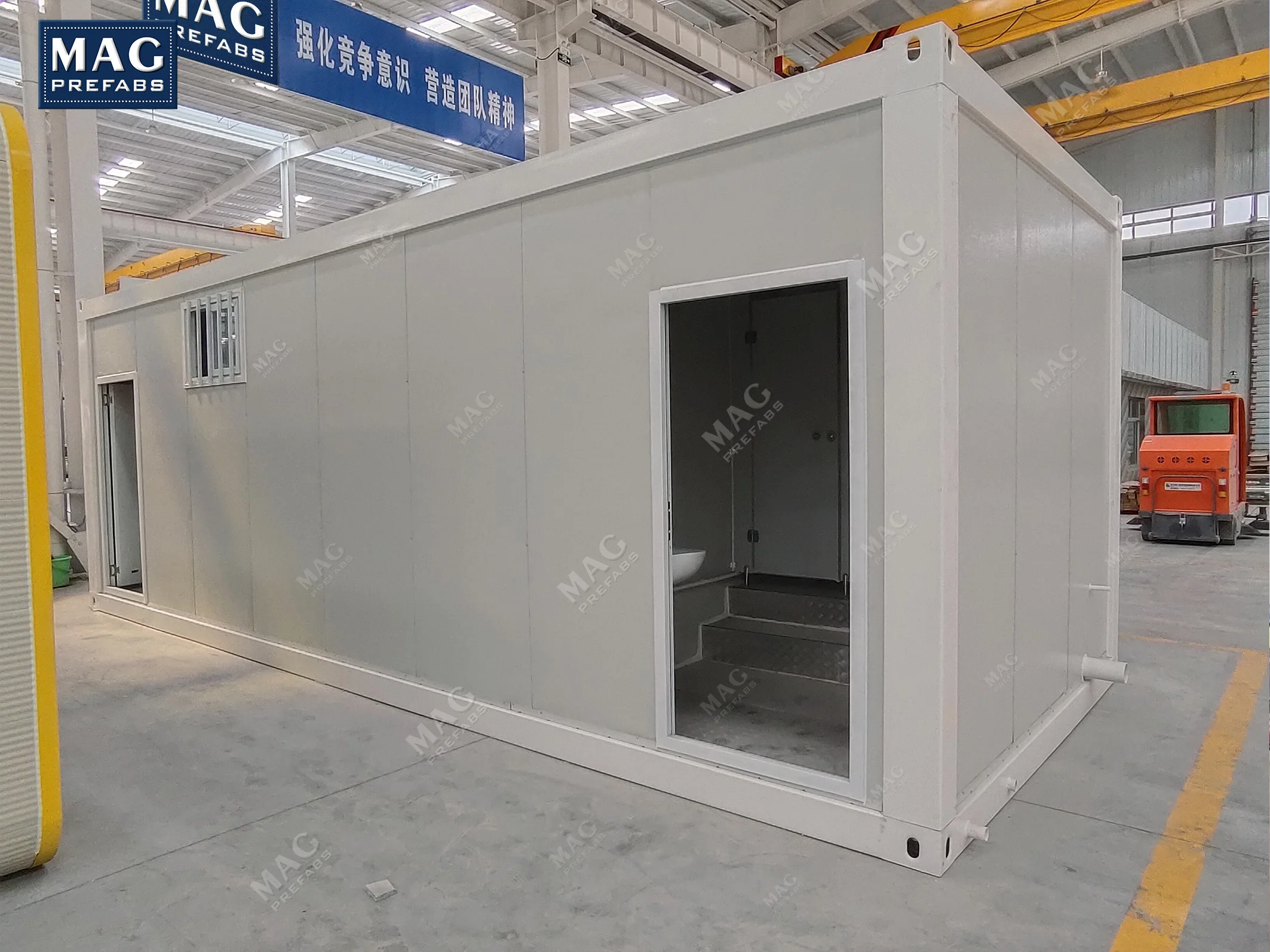 Easy Disassemble Detachable Container House Combined 20ft Prefab Houses Detachable Container House with Toilet
