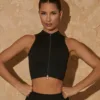Chaleco de yoga negro