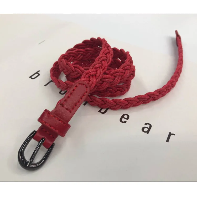 Wholesale Pu Braided Belt Casual 