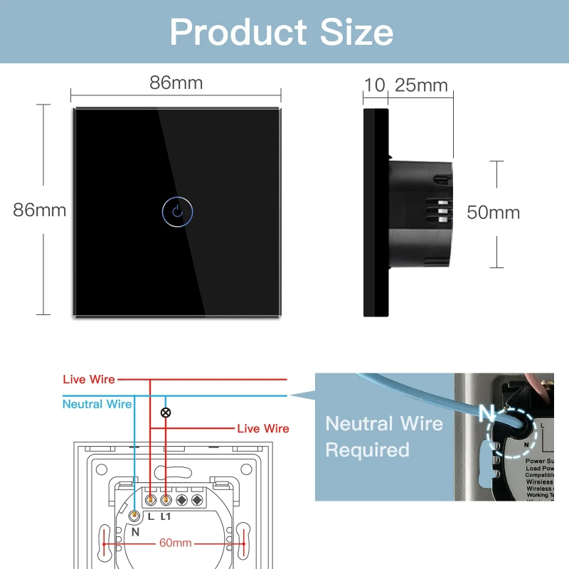 Mvava US EU Standard Tuya Zigbee google Home Smart Home Products Touch Light Smart Wall Switch Interruptor Inteligente Wifi