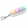 Quatre boutons couleur macaron