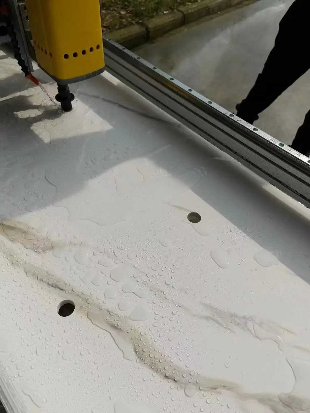 Портативный сверлильный станок для раковины, 220 В, ручная автоматическая машина для резки гранита, мрамора