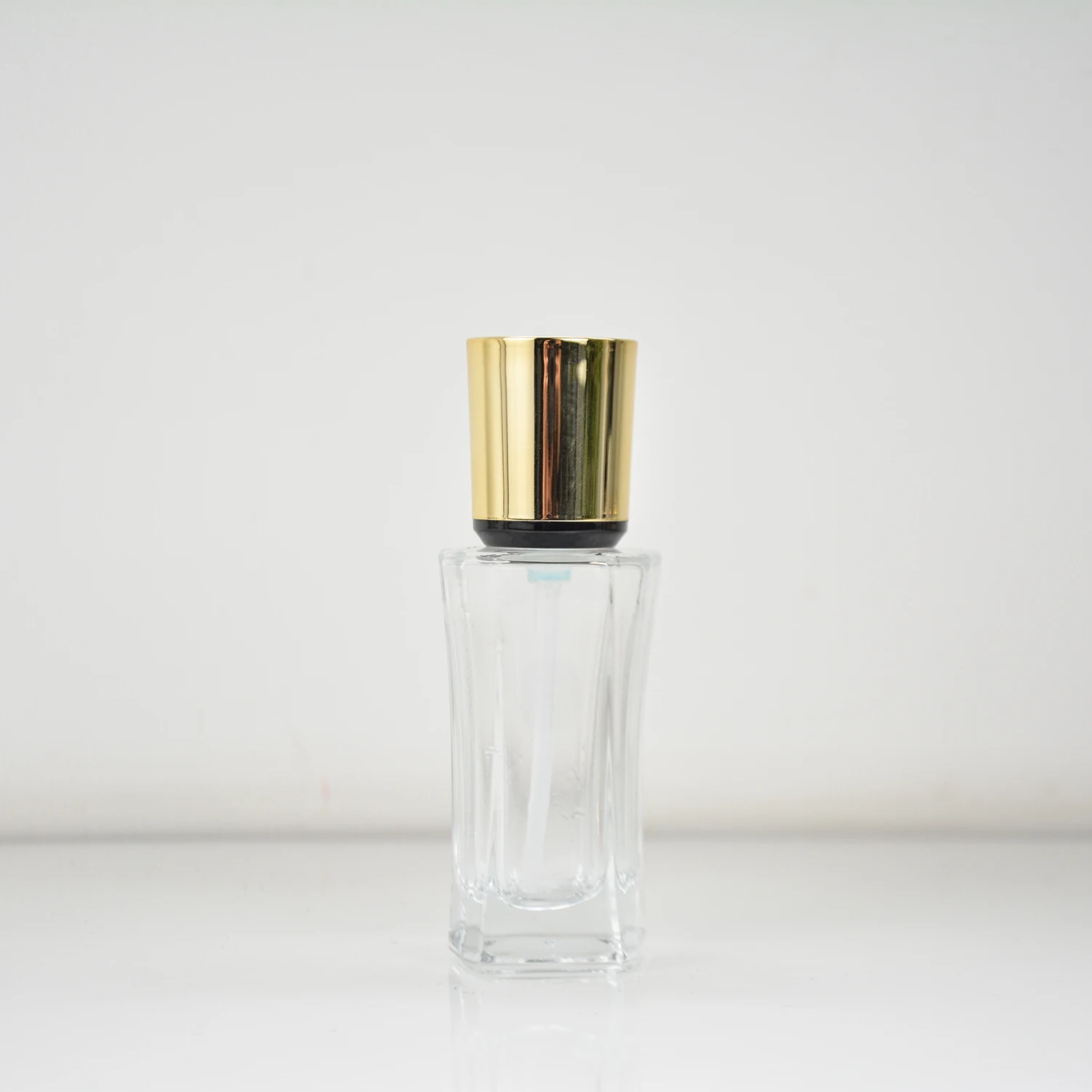 10ML Clear Glass Mini Spray Bottle Square Travel Atomizer with Screw Cap Perfume Bottles Sample Size Cologne Sprayer