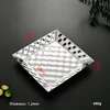 25*25*3 CM Square Silver