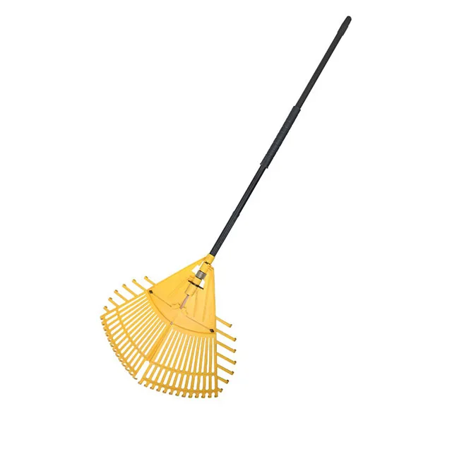 Telescopic Poly 26t Rake With Metal Handle Adjustable Folding Leaves ...