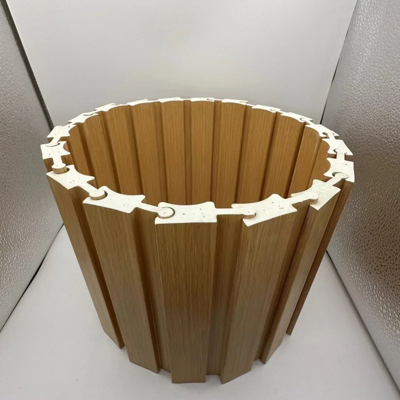 Wood Plastic Composite Cladding Wpc Flexible Wall Panels Fluted Wall Panel Decorate Curve Wall Circle Panel