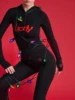 Black with red