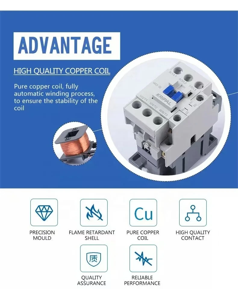 3 Pole 9a Dc Contactor 12v 24v 48v Ac Dc Magnetic Contactor For ...