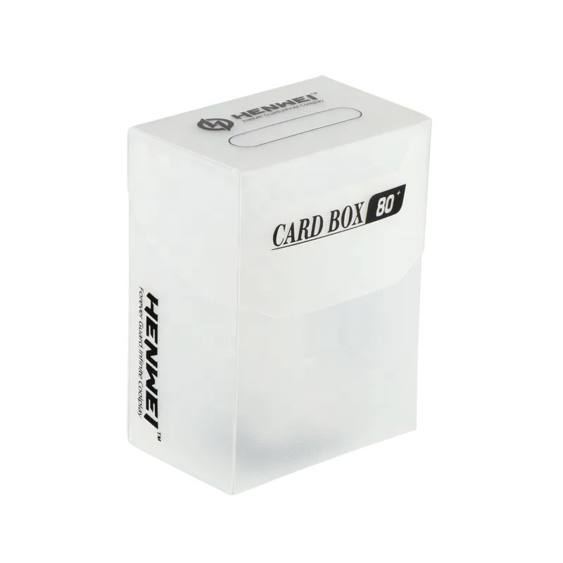 Полипропиленовая упаковочная коробка пластиковая для Карт Yugioh откидная хранения матовый