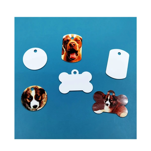 2021 Popular Round Rectangle Two Sided White Sublimation Pet