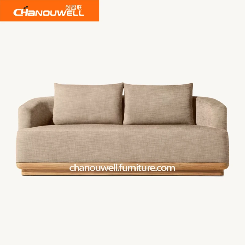 茶室集成 chanouwell CYL2288餐桌套装天井全天候防水柚木高品质厂家直销