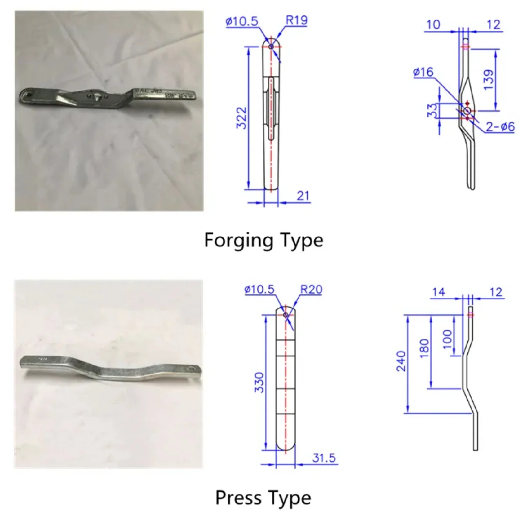 Customized Forging & Press Type Container Door Handle Premium Container ...