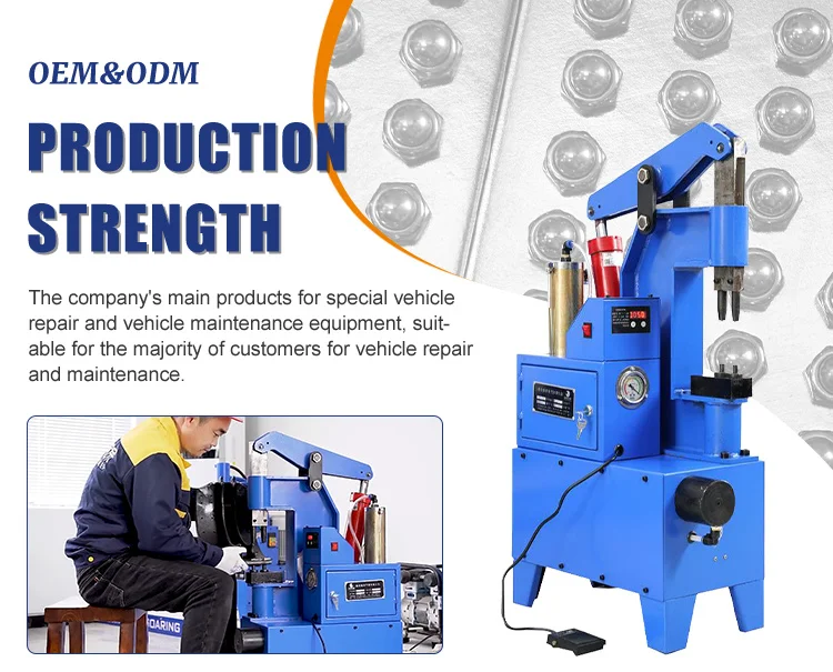 Hydraulic Brake Lining Rivet Machine for Truck & Trailer