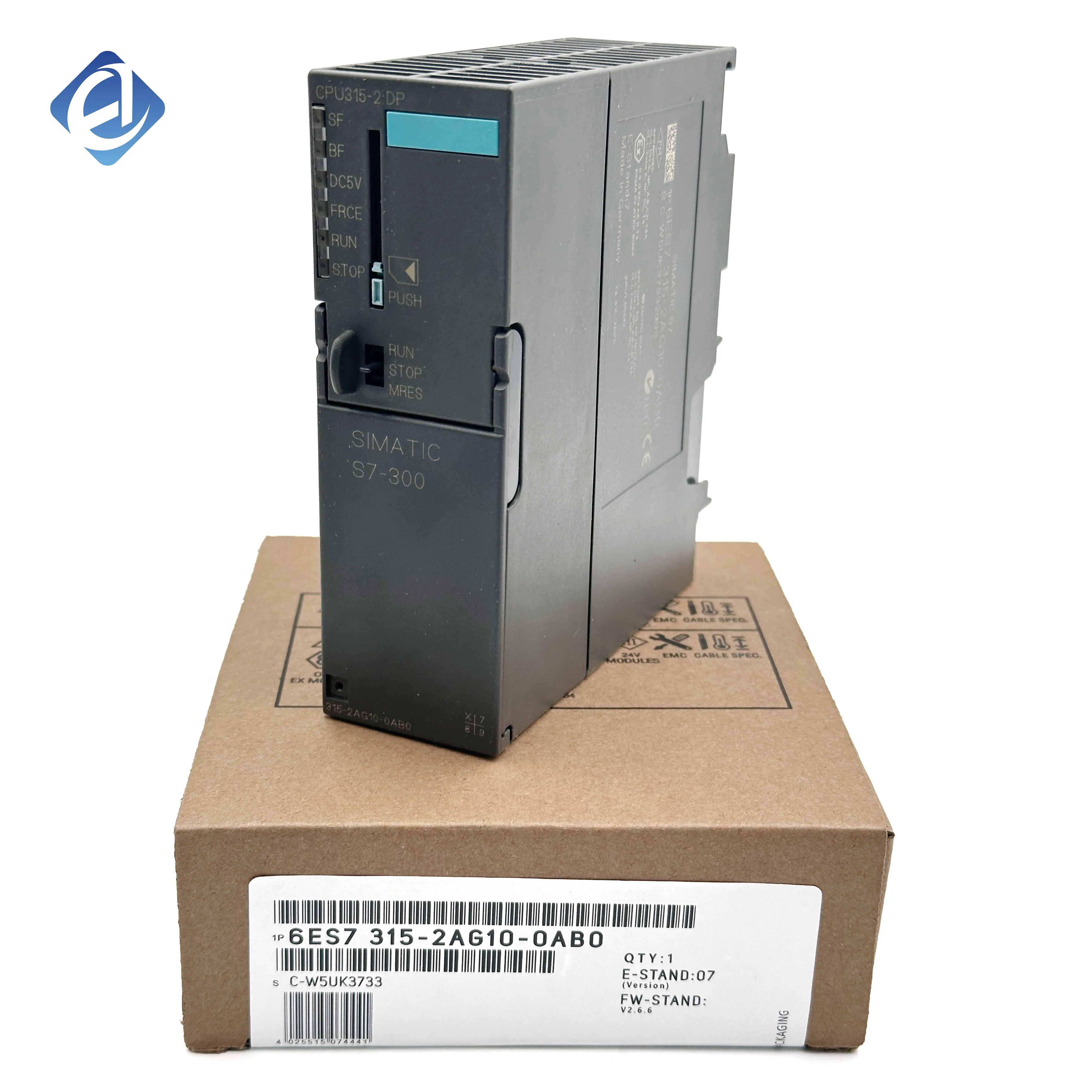 New Original 6ES7315-2AG10-0AB0 6ES7 315-2AG10-0AB0 S7-300 S7 300 PLC Module Stock in Warehouse