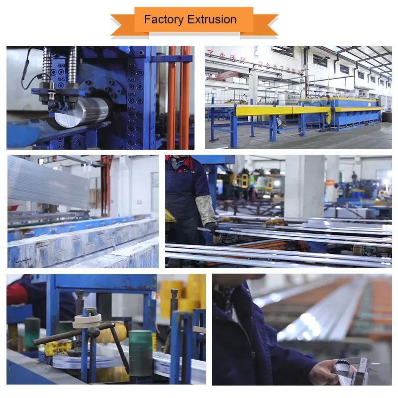 China Supplier Custom 6000 Series Anodized Aluminum Extrusion Profiles with Cutting Service-Factory Price