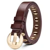 Wine red buckle - 105cm